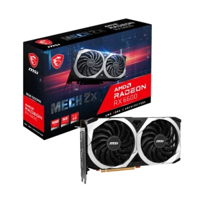 Abbildung von MSI Radeon RX 6600 MECH 2X 8G, Grafikkarte, 8GB Speicher
