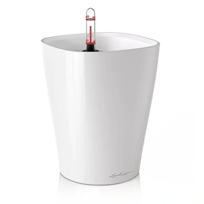 Abbildung von Lechuza® Blumentopf Lechuza klein Deltini weiß hochglanz (1 St)