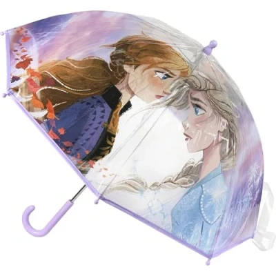 Abbildung von Cerdá Unisex Kinder 7029 511 lila u Handbuch Poe Frozen 2 Umbrella, Eine Größe Mehrfarbig Einheitsgröße