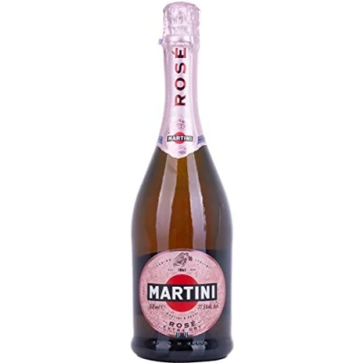 Abbildung von MARTINI Rosé Extra Dry Schaumwein, erfrischend trockener italienischer Roséwein, 11,5% vol., 6 x 75cl / 750ml
