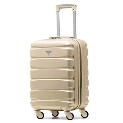 Abbildung von Flight Knight Leichte 4 Rad abs hartschalenkoffer Handgepack, Zugelassen Fur Uber 35 Fluggesellschaften, Einschließlich Easyjet, Maximale Große KLM Und Air France 55x35x25cm