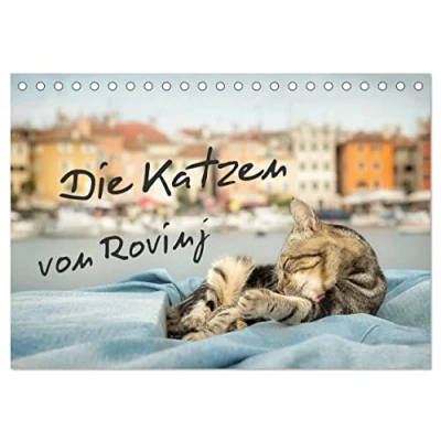 Abbildung von Die Katzen von Rovinj (Tischkalender 2025 DIN A5 quer), CALVENDO Monatskalender