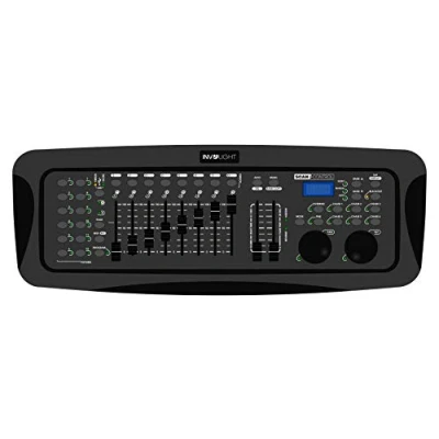 Abbildung von Involight ScanControl DMX 512 Controller, 12 Geräte mit jeweils bis zu 16 Kanälen steuerbar, Jogwheels, USB