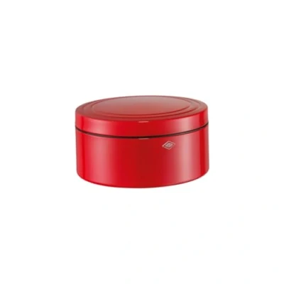 Abbildung von Wesco Gebäckdose Classic Line in der Farbe rot, pulverbeschichtetes Stahlblech, 4 Liter Volumen, schließt dicht