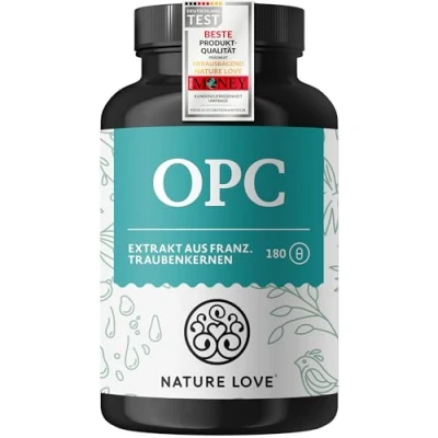 Abbildung von OPC mit Vitamin C 180 Kapseln Nature Love St