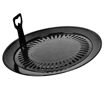Abbildung von bahama Gaskocher, Camping Grillplatte Universal Ø30,5cm Grillaufsatz Campingkocher Grillrost Grill