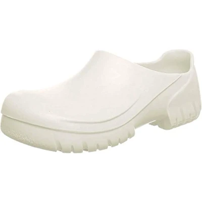 Abbildung von Birkenstock Pantolette flach, Herren, Größe: 43, Weiß Schuhe