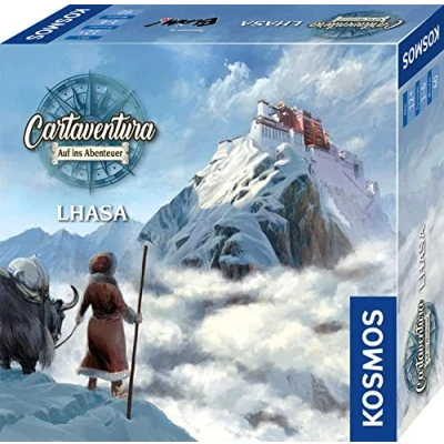 Abbildung von KOSMOS 682521 Cartaventura Lhasa, Abenteuer Spiel, packendes Gesellschaftsspiel mit mehreren Enden, für 1 6 Personen, ab 12 Jahre, 70 Karten, in deutscher Sprache