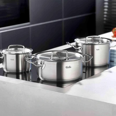 Abbildung von Fissler Topfdeckel &quot;ORIGINAL PROFI COLLECTION Edelstahl Topfset&quot;, (1 tlg.), Metall Ersatzdeckel für Töpfe, Pfannen, Servierpfannen