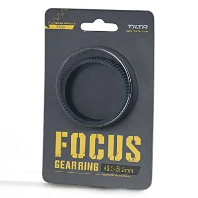 Abbildung von Tilta Seamless Focus Gear Ring für 49.5 51.5mm Objektiv 360 Rotation Silent Mini Follow Nucleus Nano DSLR 0.8 Mod Standard Kameraobjektiv Zubehör TA FGR 4951