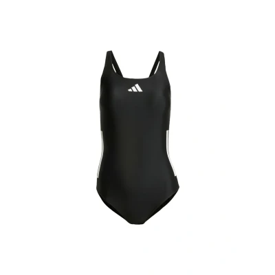 Abbildung von adidas Performance Stripes Cback Badeanzug Black white, Damen, Größe: 30, white