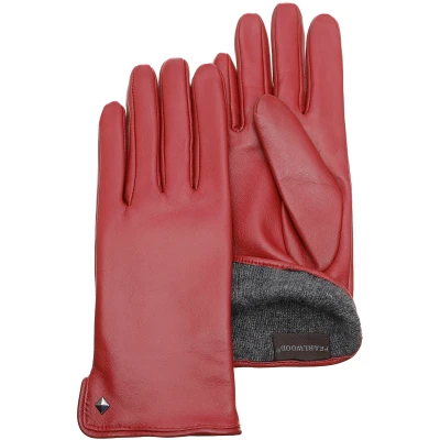 Abbildung von PEARLWOOD Lederhandschuhe Meg dekorativer Rockstud elastischer Bund Seitenschlitz
