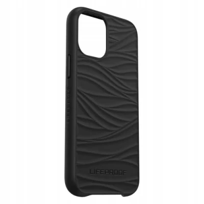 Abbildung von LifeProof Wake Hülle für iPhone 12 mini, stoßfest, Sturzschutz bis 2 Meter, schlanke schützende Hülle, Nachhaltig hergestellt aus recyceltem Ozeanplastik, Schwarz