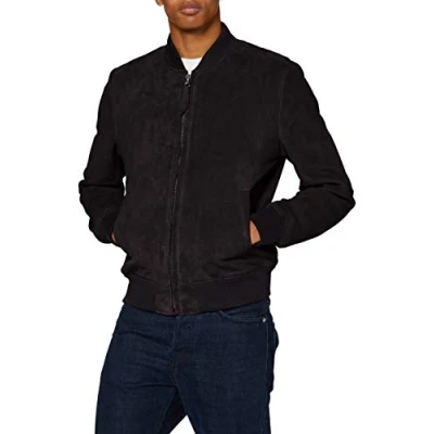 Abbildung von Schott NYC Herren LC3017 Lederjacke, Marine, Medium