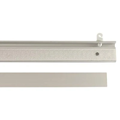 Abbildung von iso design Paneelwagen 57 cm Silber aus Aluminium für Gardinenschienen Set 1 10 Schiebevorhänge (10 Stück)