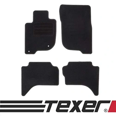 Abbildung von TEXER Textil Fußmatten Passend für Mitsubishi L200 V Bj. 2015 Basic