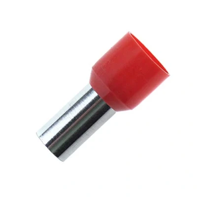 Abbildung von 50x Aderendhülsen isoliert 35,0mm² / 16mm rot