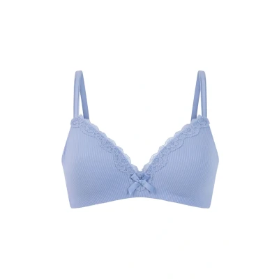 Abbildung von Hunkemöller Vorgeformter BH ohne Bügel Lola Blau