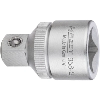 Abbildung von HAZET 958 2 Reduzieradapter, Knarre 12,5 (1/2&quot;) 36 Chrom Vanadium Stahl