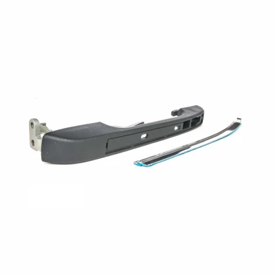 Abbildung von VAICO V10 6155 Türgriff hinten rechts ohne Schließzylinder, Schlüssel schwarz Original Qualität AUDI: 80 B2, 90 B2