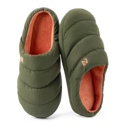 Abbildung von RockDove Herren Campground Memory Foam Down Slipper, hunter green, 47/48 EU
