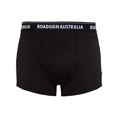 Abbildung von ROADSIGN australia Herren Retroshorts unifarben im zeitlosen Design schwarz 6/L