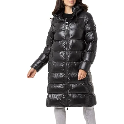 Abbildung von Cipo &amp; Baxx Stepp Wintermantel, Damen, Größe: XL, Black