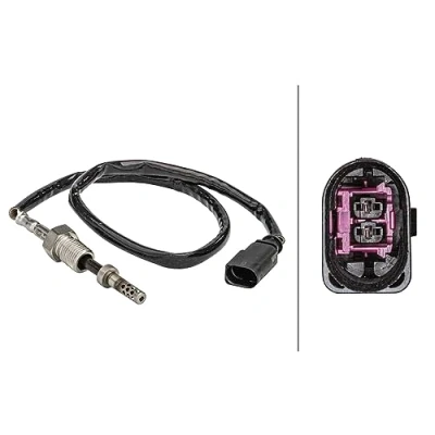 Abbildung von HELLA 6PT 358 181 141 Sensor, Abgastemperatur VOLKSWAGEN: Crafter 30 50 Kastenwagen, Multivan 5 (7HM, Transporter Bus