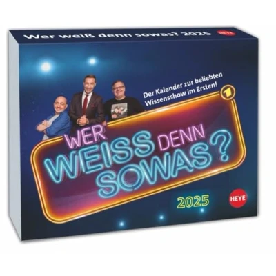 Abbildung von HEYE Tischkalender Wer weiß denn sowas? Tagesabreißkalender 2025