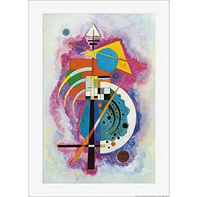 Abbildung von 1art1 Wassily Kandinsky Poster Hommage An Grohmann Kunstdruck Bild 70x50 cm