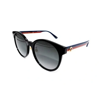 Abbildung von GUCCI Womens GG0416SK Sunglasses, Black Multicolor Grey, 55