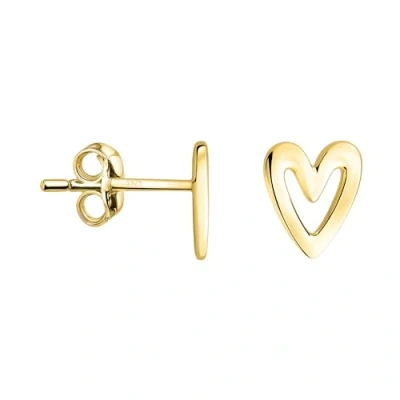 Abbildung von Sofia Milani Heart Ohrringe goldcoloured, Damen, Größe: One Size, Gold/coloured