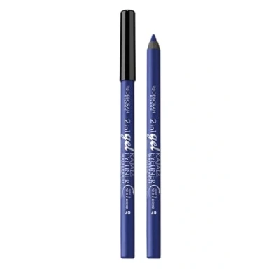 Abbildung von Deborah Milano Kajal 2 in 1 Eyeliner und wasserfester Eyeliner, 07 Blue, langanhaltend, wasserfest, ultra pigmentiert cremig, verleiht einen intensiven definierten Blick, 1,21 g