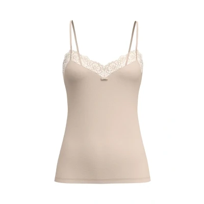 Abbildung von Calida Sensual Secrets Spaghetti Unterhemd/shirt, Damen, Größe: 40/42, Dune beige
