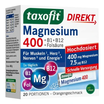Abbildung von taxofit Magnesium 400 Direktgranulat