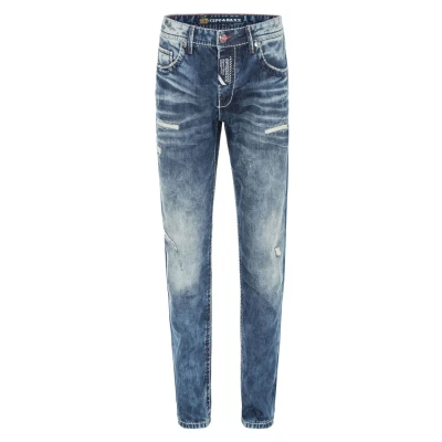 Abbildung von Cipo &amp; Baxx Jeans Straight Leg, Herren, Größe: 30x34, Blue