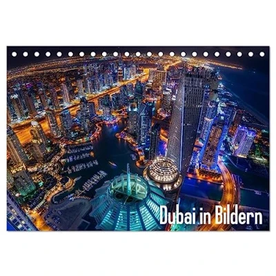 Abbildung von Dubai in Bildern (Tischkalender 2025 DIN A5 quer), CALVENDO Monatskalender