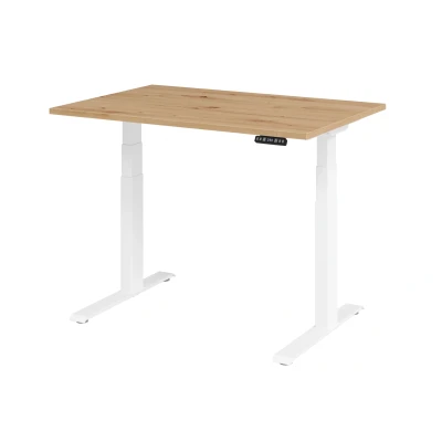 Abbildung von Hammerbacher Schreibtisch XDKB12 Asteiche/Weiß
