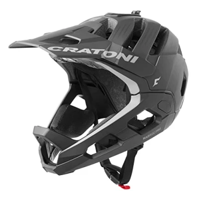 Abbildung von Cratoni Unisex Erwachsene Madroc Pro Helmet, Schwarz Matt, S