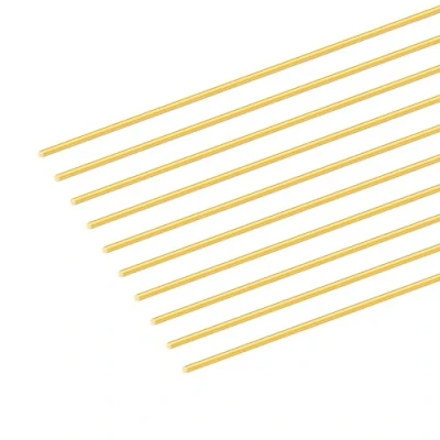 Abbildung von 10PCS 1.5mm Messingstab, iMeistek 200mm Länge Messing Rundstab für RC Modelle DIY Basteln