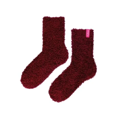 Abbildung von Hudson Damen Socken Cosy Fashion Purple red 39 42