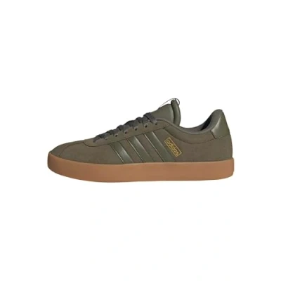 Abbildung von adidas Vl Court 3.0 Shoes Herren Schuhe, Olive Strata Gold Met, 40 2/3 EU