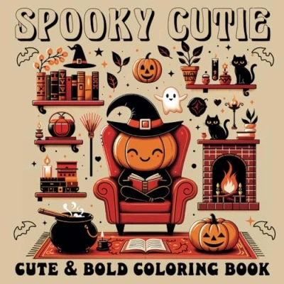 Abbildung von Spooky Cutie: Cute &amp; Bold Coloring Book For Adults and Teens, Feauturing Creepy, Creatures Stress Relief Rolaxtion (Cutie Books, Band 8)