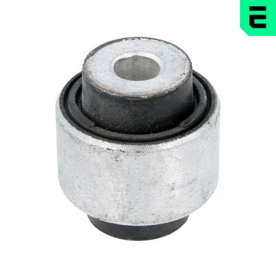 Abbildung von OPTIMAL F9 0136 Querlenkerlager Hinterachse links, rechts, vorne 48 Gummimetalllager für Längslenker TESLA: Model 3