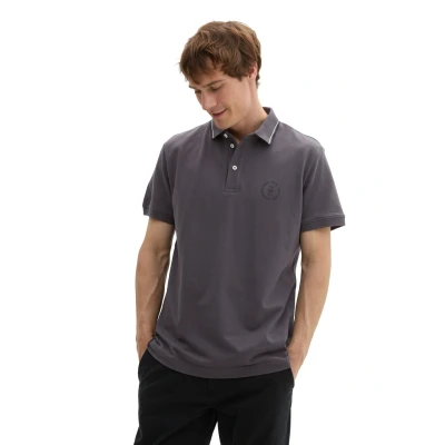 Abbildung von TOM TAILOR Poloshirt mit Logo Print
