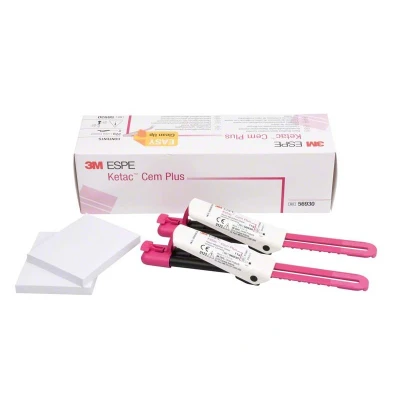 Abbildung von Ketac Cem Plus Clicker Refill 2 x 11 g Clicker, 1 Anmischblock