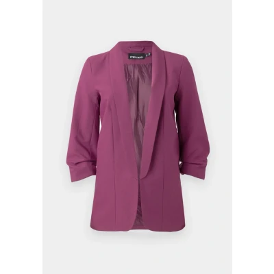 Abbildung von Pieces Pcbosella 3/4 Blazer, Damen, Größe: Large, Grape wine