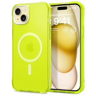 Abbildung von CYRILL von Spigen Ultra Sheer Mag Hülle Kompatibel mit iPhone 15 (2023) Lime