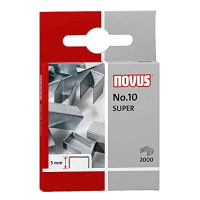 Abbildung von Novus Heftklammern Nr. 10 verzinkt