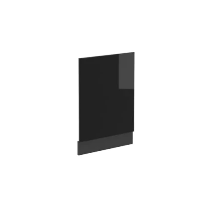 Abbildung von Vicco Frontblende R Line, Schwarz Hochglanz/Anthrazit, 45 cm ohne Arbeitsplatte